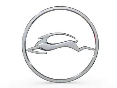 Impala logo 3D model