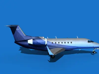 Embraer Praetor 600 V05 3D model