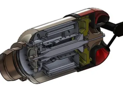 engine 3D model