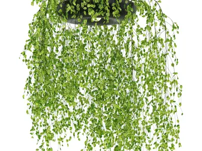 Indrid Decorative Plants Black Light By Lightmakers Free low-poly 3D model