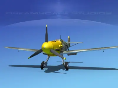 Messerschmitt BF-109 V03 3D model
