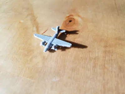 US B-26 Marauder Bomber Aircraft Free 3D print model