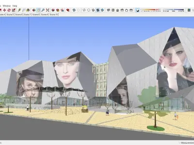 Sketchup Shopping Center R4 3D model