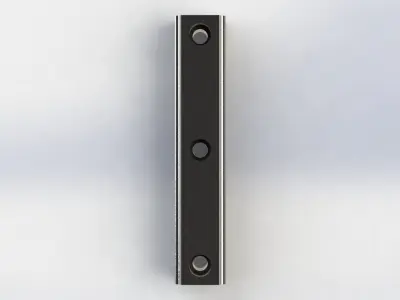 Guia Linear OBR A 55R Linear Guide 3D model
