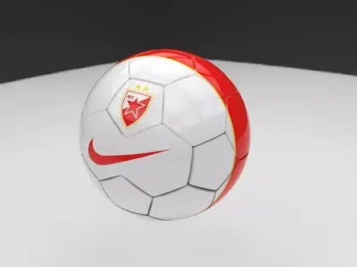 Ball Football Free 3D model