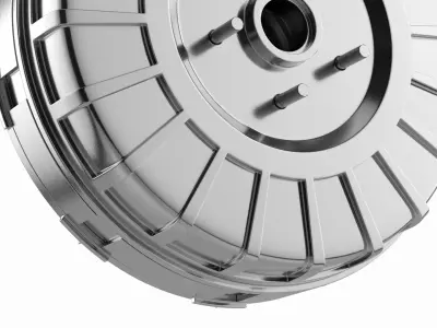 In-Wheel Electric Drive Assembly 3D model