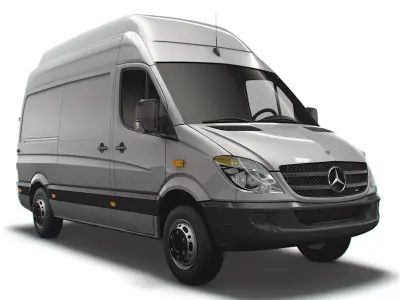 Mercedes Benz Sprinter Van L2H3 2008 3D model