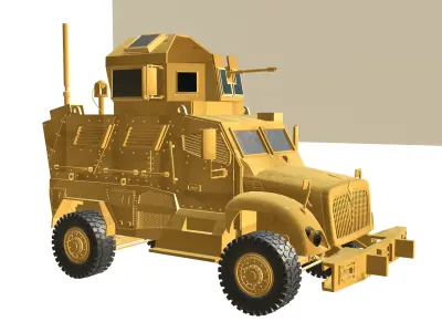 Navistar MaxxPro  Low-poly 3D model