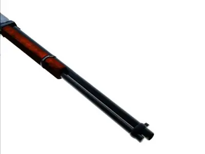 Rifle - Low-poly 3D model