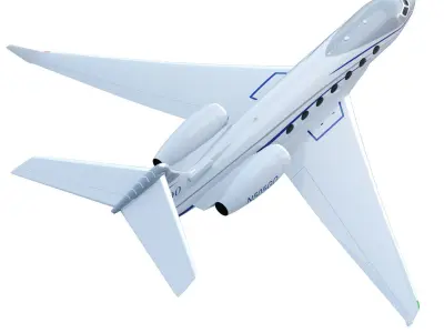 Aircraft  G500 3D model