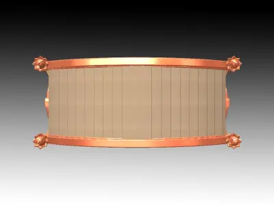 Aquarium Ornaments old bridge 3D print model