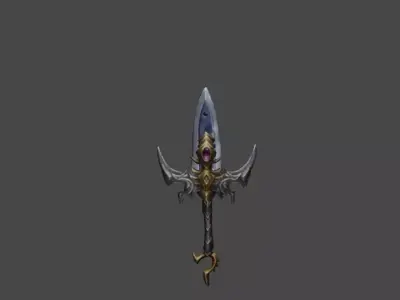 Zeloeman Sword A 43 Low-poly 3D model