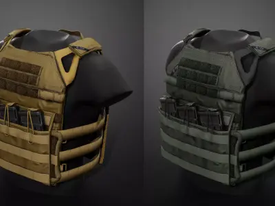 JPC Vest Low-poly 3D model