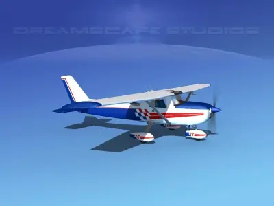 Cessna 150 Aerobat V02 3D model