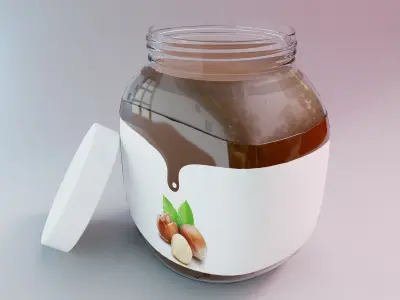 chocolate bottle Free 3D model