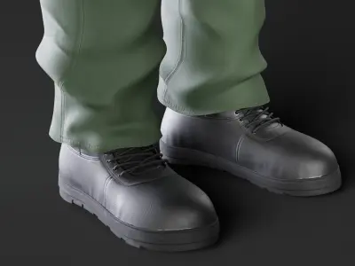 PilotCloth PLA air force Fatigues Free 3D model