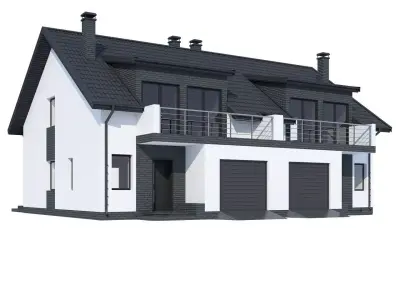 Private House model 2 3D model