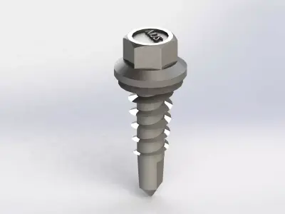 Automotive Screw Free 3D model