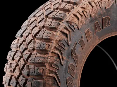 Good Year Wrangler off road tire 3D model