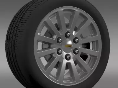 Chevrolet Tahoe Hybrid 2012 wheel 3D model