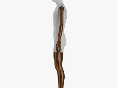 Sewing Male and Female Mannequin 3D model