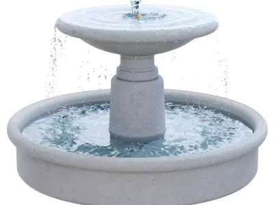 Campania - Esplanade Fountain 3D model