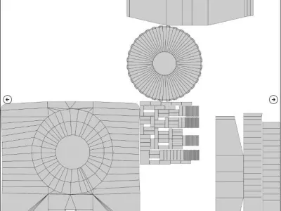 Thermostat tepcom on wall Free low-poly 3D model