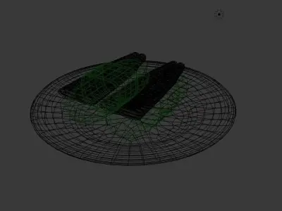 Dory Sushi Low-poly 3D model