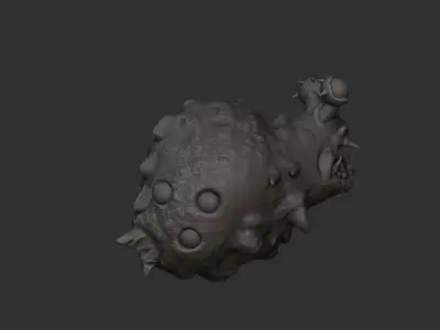 fisch monster creature aqua 3D model