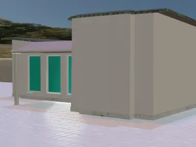 Model of Modern  house Free 3D model