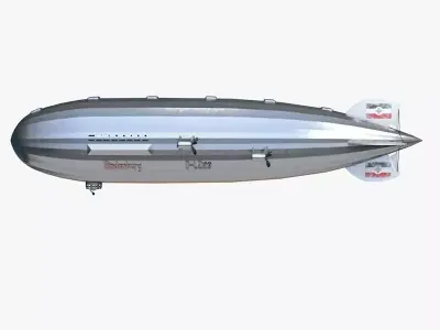 Zeppelin Hindenburg OUTDATED 3D model