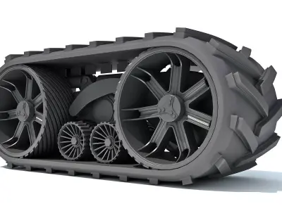 Track kit V1 3D model