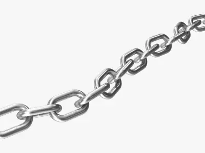 Chain Low-poly 3D model