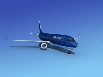 Boeing 737-800 Omni Charter 3D model