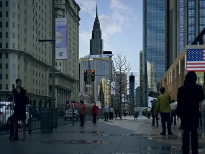 Wall Street 3D model