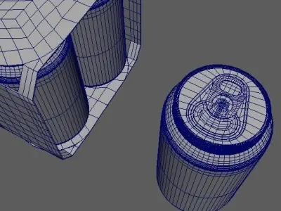 Beverage Branding Package No11 6Pack Free low-poly 3D model