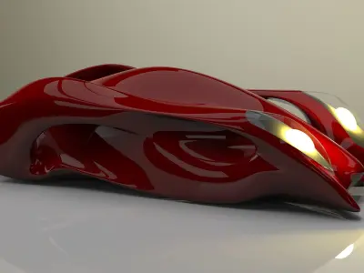 Sub D car Free 3D model