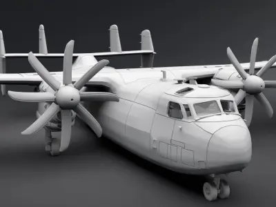 Grumman C2 Greyhound Scale model  3D print model