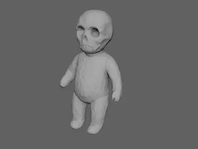 Scary Doll 3D model