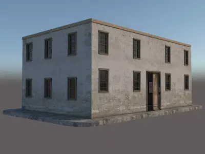 Old Structure v3 Low-poly 3D model