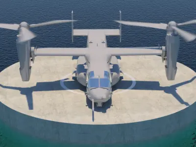 MV22 By Said Ibrahim Free 3D model