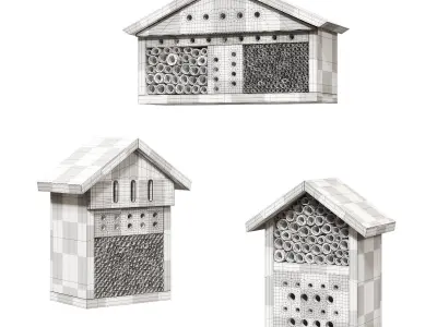 Bee house 3D model