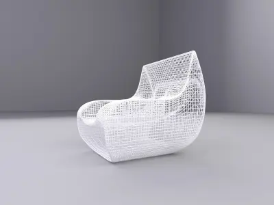 Garden Sofa 3D model buy