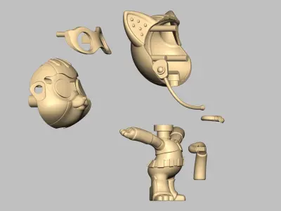 00084 Designed for 3D printing 3D print model