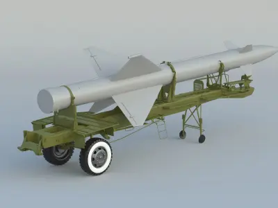 S-25 Berkut SA-1 Guild 3D model