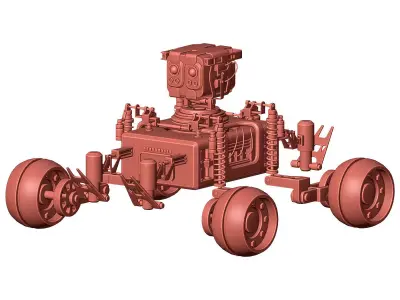 Robot 2 - Only Mesh 3D model