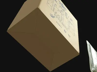 ROKA Field Ration Type-01 Meal 1 Low-poly 3D model