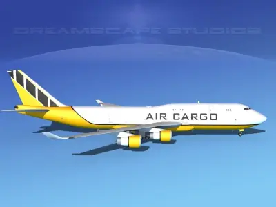 Boeing 747-8 Freighter 4 3D model