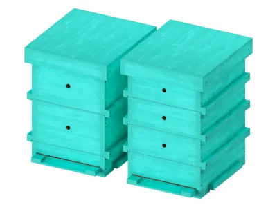 Beehive combination 3D model