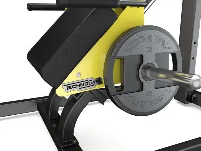 Technogym - Plate Loaded - Calf 3D model